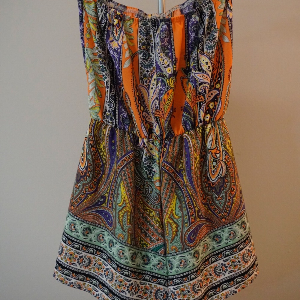 Strapless Romper